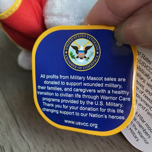 US Marines Military Mascot - Stuffed Animal - Plush - Picture 4 of 6